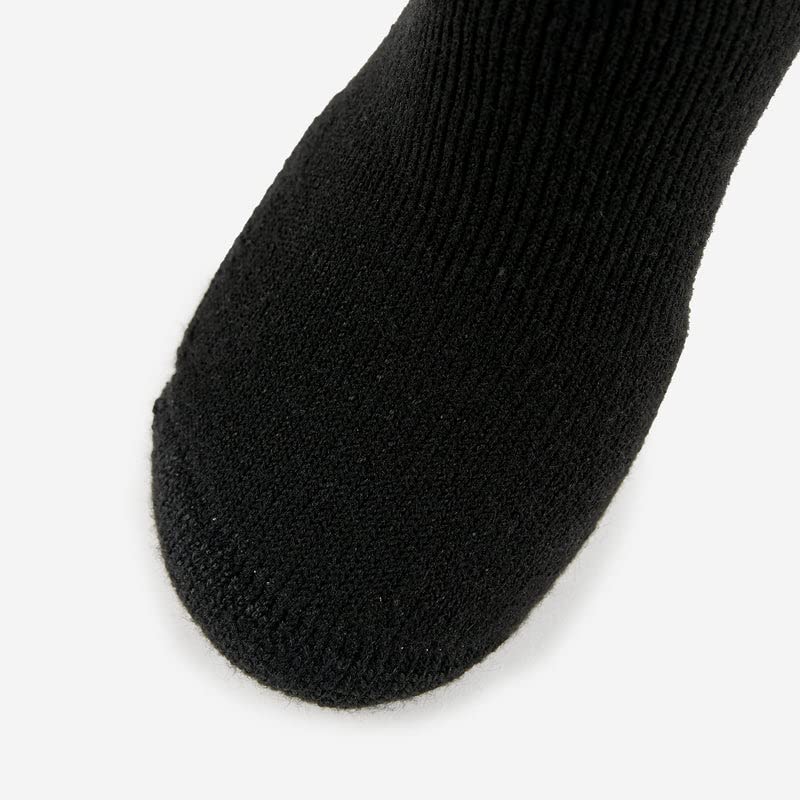 thorlos mens Gmx Max Cushion Golf Ankle Socks Large Black (3 Pairs) - BeesActive Australia