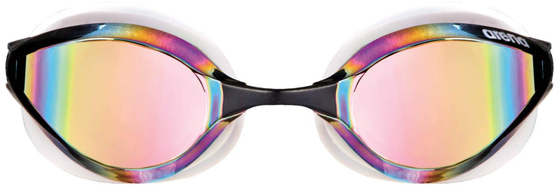 [AUSTRALIA] - ARENA Python Swim Goggles for Men and Women Copper-White Mirror Lens 