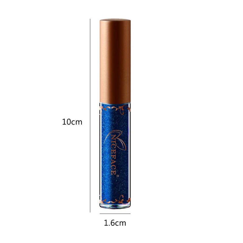 Eyret Diamond Glitter Liquid Eyeshadow High Pigments Shimmer Eyeliner Long Lasting & Blendable Eye Shadow Beauty Makeup for Women and Girls (Blue01#) Blue01# - BeesActive Australia