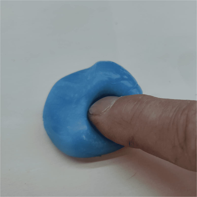 Dr Clever TM Stress Putty | Firm Blue | Sensory Relief | Fidget Toy | Relax and Concentrate | Unscented 20g tin - BeesActive Australia