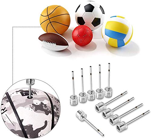 Ball Pump Needle Pack of 30, Air Inflation Needle for Football Basketball Soccer Volleyball Rugby Balls and Other Ball Sports, US Standard Replacement Needles with Storage Box - BeesActive Australia