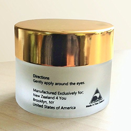 New Zealand 4 You Ovine Placenta Eye Cream with Hyaluronic Acid and Manuka Honey - Reduces Fine Lines & Wrinkles, Firms & Brightens - All Natural Ingredients, 15g - BeesActive Australia