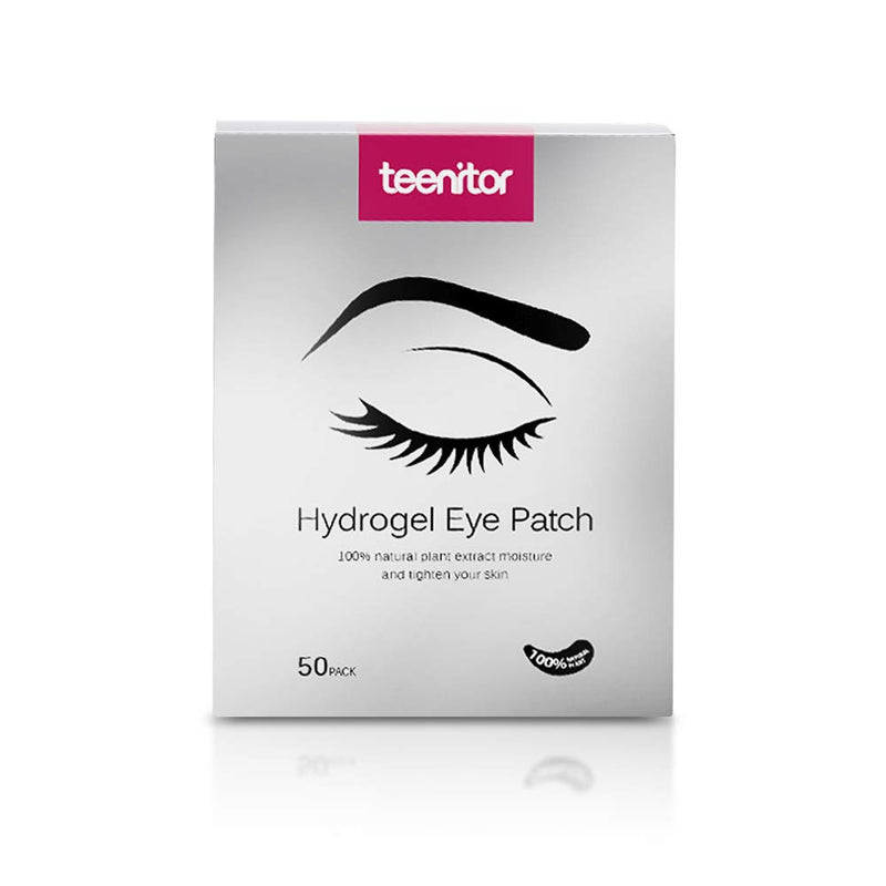 Teenitor Under Eye Pads, Lint Free Lash Extension Eye Gel Patches for Eyelash Extension Eye Mask Beauty Tool - 50 Pair - BeesActive Australia