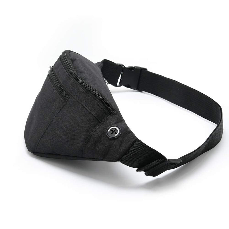 Fanny Pack for Men & Women, Fashion Waterproof Waist Packs with Adjustable Belt, Casual Bag Bum Bags for Travel Sports Running. 2-Black - BeesActive Australia