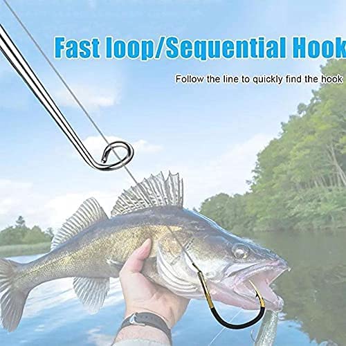 2PCS Fishing Hook Quick Removal Device Security Extractor Fish Hook Disconnect Device Fishing Accessory,Fish Hook Removal Tool for Fishing,Fish Hook Remover Tool Kit, - BeesActive Australia