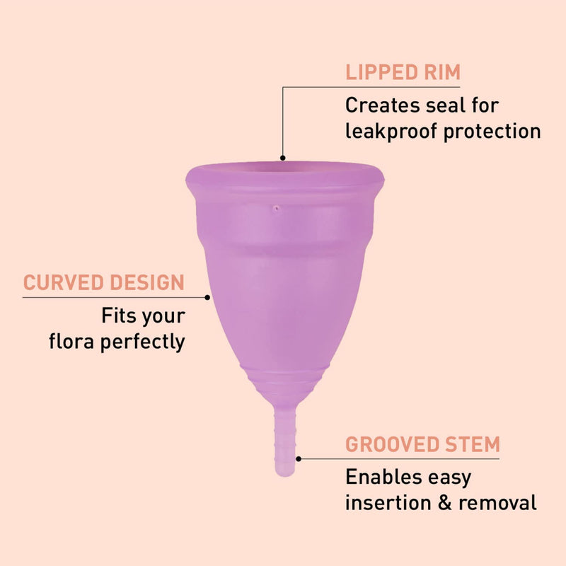 Sirona Reusable Menstrual Cup Large | Reusable Period Cup | Tampon and Pad Alternative | Heavy Flow - BeesActive Australia
