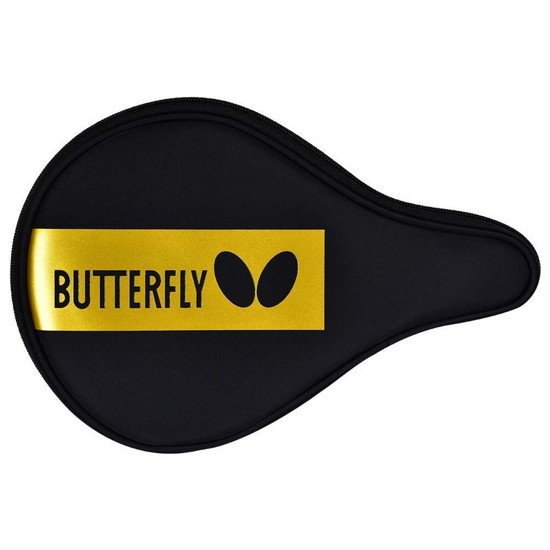 Butterfly BD Full Case Table Tennis/Ping Pong Paddle Case - New Product - Heavy-Duty Nylon Material - Fits 1 Racket - Full Protection - 4 Different Colors Available (Pink/Blue/Yellow/Silver) Gold - BeesActive Australia