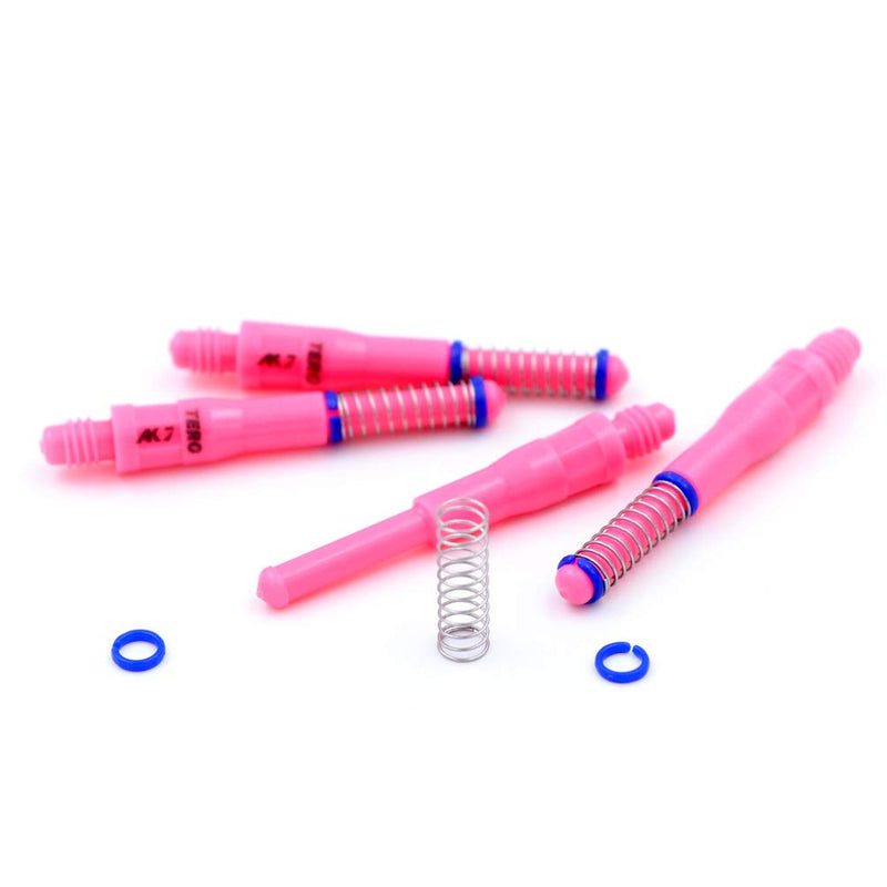 [AUSTRALIA] - Black Scorpion Cuesoul TERO AK7 Dart Stems Dart Shafts Built-in Spring Telescopic,Set of 4 pcs-B/D/F/H Size Pink D 