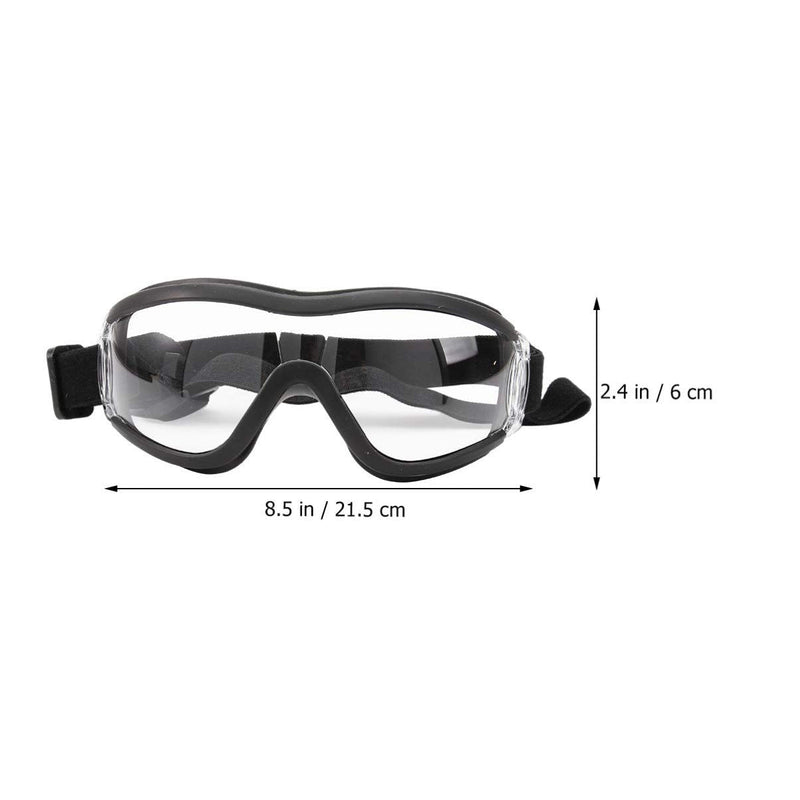ULTECHNOVO Pet Goggles Eye Protective Glasses Anti-UV,Windproof,Waterproof Eye Goggles for Medium-Sized or Large Dog (Transparent) - BeesActive Australia