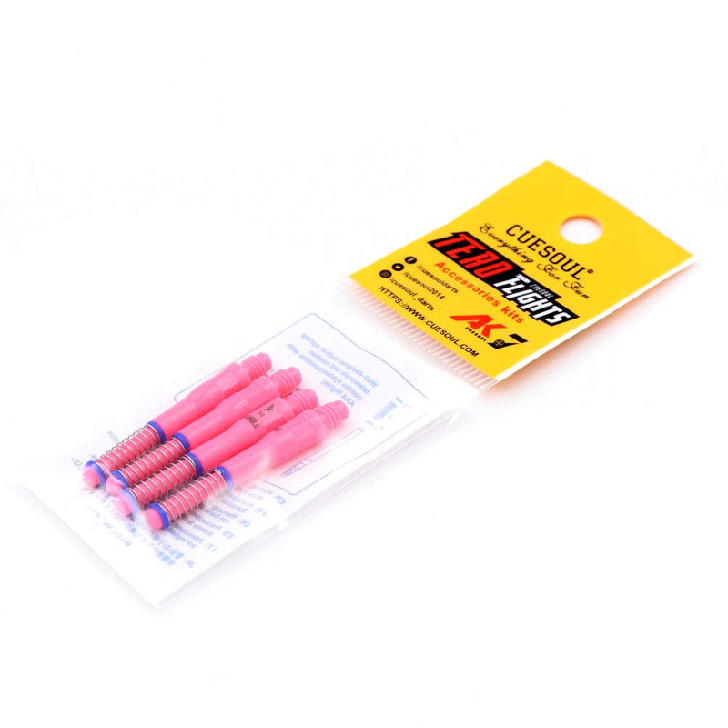 [AUSTRALIA] - Black Scorpion Cuesoul TERO AK7 Dart Stems Dart Shafts Built-in Spring Telescopic,Set of 4 pcs-B/D/F/H Size Pink D 