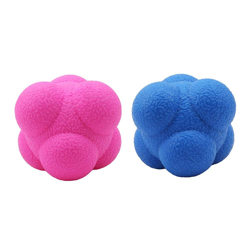 Reaction Ball,Hexagonal Agility Ball for Towards Training Improvement of Hand-Eyereaction and Agility Coordination Reflex Exercise Sports,Can Improve The Concentration of Teenagers and Adults(2 Pcs) - BeesActive Australia