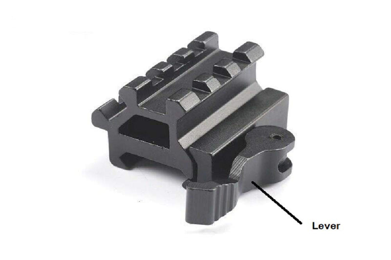 Gotical 3 Slots Dual | 90 Degree and 45 Degree Double Riser Quick Release Pack of 1 - BeesActive Australia