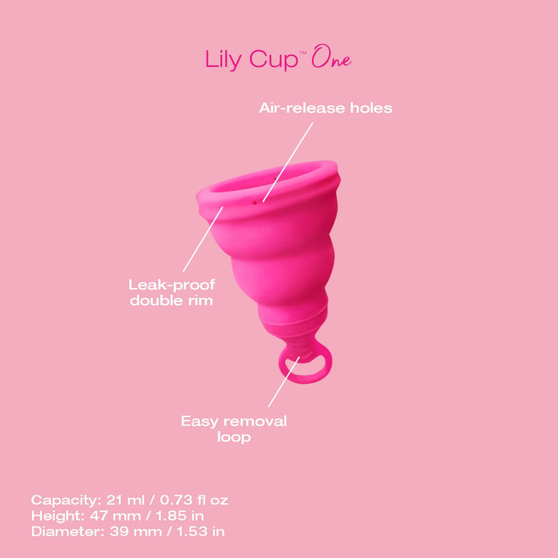 Intimina Lily Cup One - The Collapsible Menstrual Cup for Beginners, Period Cup for Teens Multicolor 1 count (Pack of 1) - BeesActive Australia