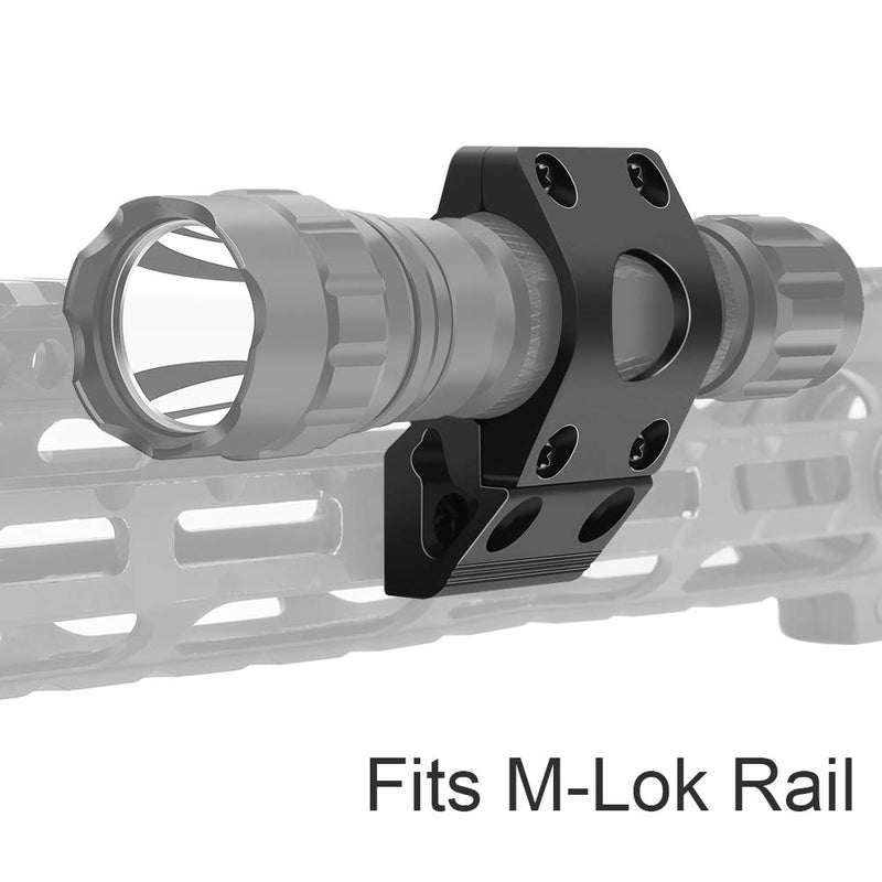 [AUSTRALIA] - Fyland 1" Flashlight Mount 45 Degree for M-lok Rail Systems TL61 