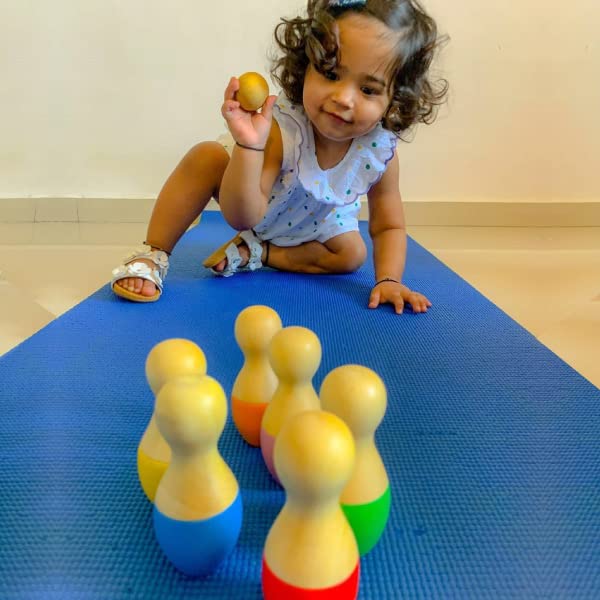 Shumee Activity Toys (Wooden Roly Bowly Pins Set) - BeesActive Australia