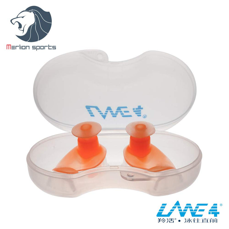 LANE4 Accessories – Ear Plugs with Storage Case, for Children IE-MEPF0S(EP009) Neon Orange - BeesActive Australia