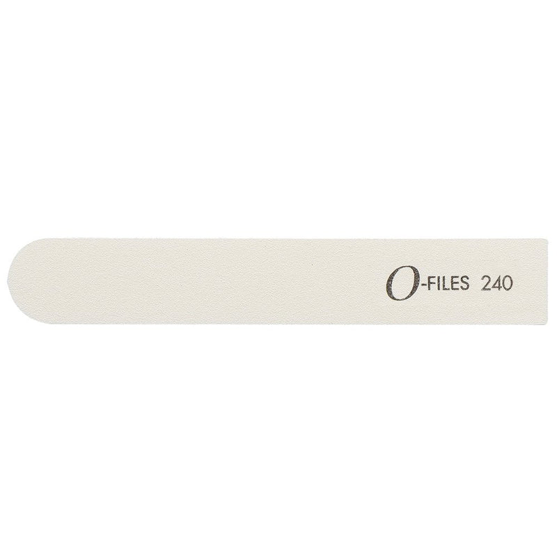 ForPro O-Files Replaceable File System Refills, White, 240 Grit, Manicure Nail File Refills, 3.9” L x .6“ W, 50-Count - BeesActive Australia