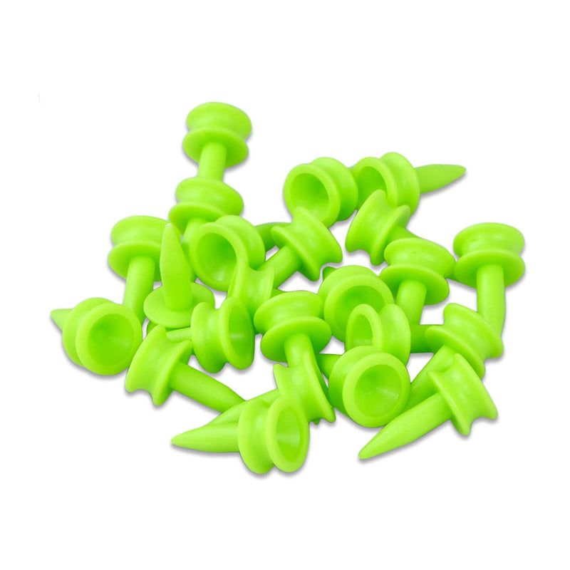 Zivisk Step Down Golf Tees 1" 100 Count Plastic Golf Castle Small Tees(Green) - BeesActive Australia