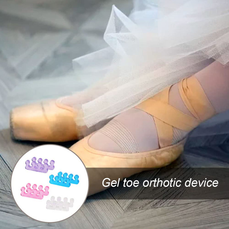 8 Pcs Soft Toe Stretcher Gel Toe Separator Foot Toe Spacer for Relaxing Toes, Bunion Relief, Hammer Toe and More - BeesActive Australia