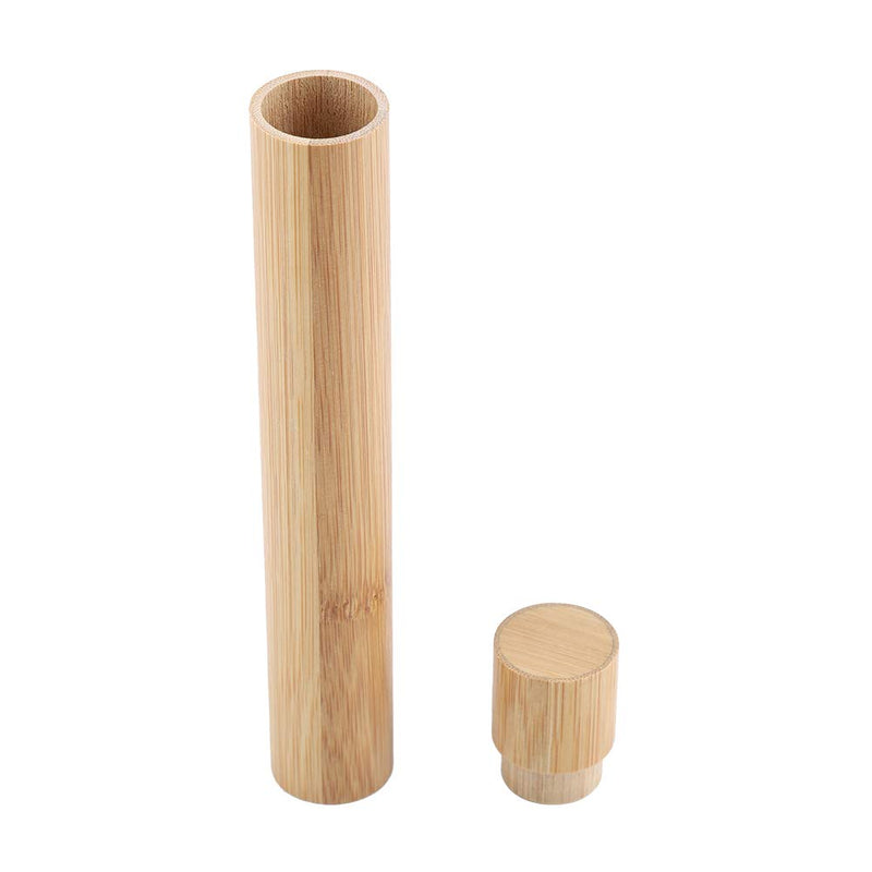 Smandy Toothbrush Case Eco-Friendly Natural Bamboo Toothbrush Holder Portable Toothbrush Box Tube Perfect for Travel - BeesActive Australia