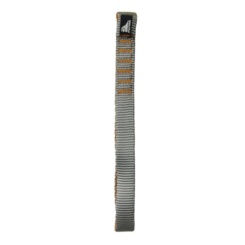 Fusion Climb Quickdraw Runner 5000 lbs Rated Stitched Loop Nylon Webbing 20cm x 1.7cm Tan/Orange, 20' - BeesActive Australia