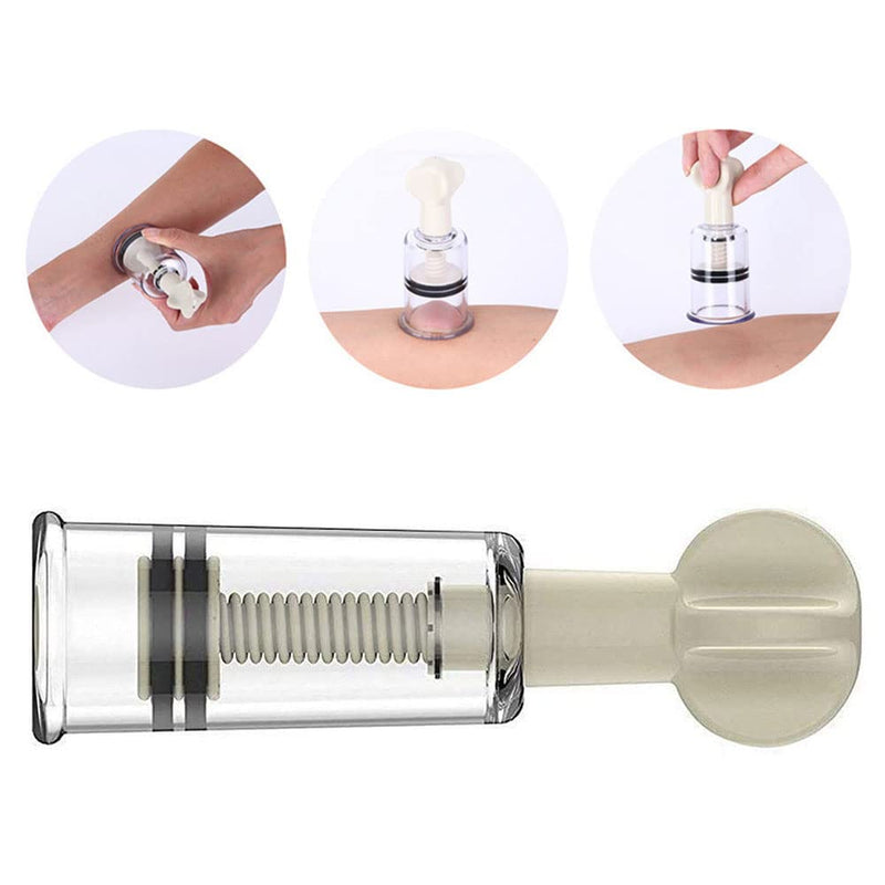2 Pcs Cupping Set Vacuum Cupping Devic Vacuum Twist Suction Cupping Device for Relaxation Pain Relief Body Cupping - BeesActive Australia