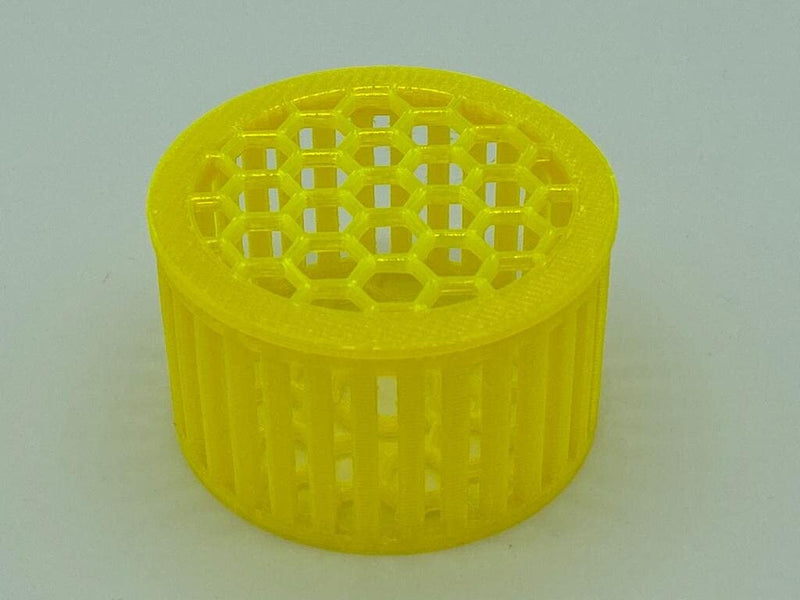 3 Inch Mushroom Basket for Coral Frags Shroom Box Shroom Jail Shroom Protector (Glow Yellow) Glow Yellow - BeesActive Australia