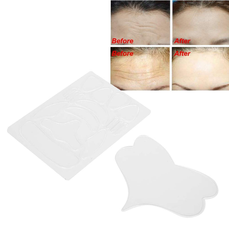 17pcs Anti-Aging Anti-Wrinkle Face Patch For Rejuvenated Skin Elasticity And Skin Lifting, Reusable Silicone Pad For Forehead And Eyes And Chin - BeesActive Australia