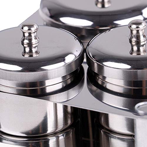 PIAOPIAONIU 3 Pieces Nail Art Equipment Cup Bowls Stainless Steel Acrylic Liquid Powder Cup Stainless Steel Nail Powder Holder Container with Lids for Nail Art Tools - BeesActive Australia