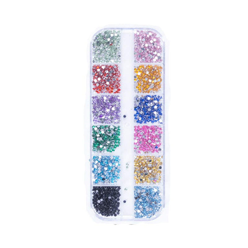 YesLady Nail Art Crystal Rhinestones Stone Gems 3D Design DIY Pearl Kit With Tweezer&Gems Picking Pen - BeesActive Australia