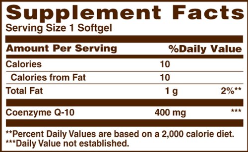 Sundown Naturals CoQ10 400 mg 30 Softgels - BeesActive Australia