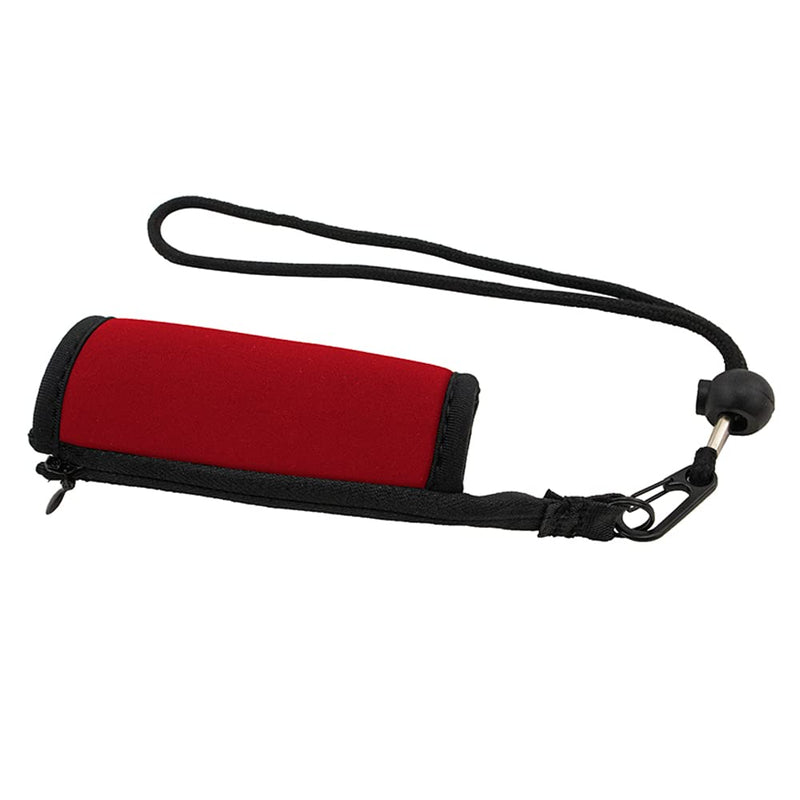 Pair of Red Padded Neoprene Crutch Handle Covers for Comfort with Wrist Strap - by Lifeswonderful - BeesActive Australia