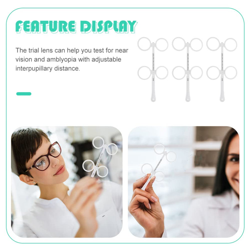 Optical Flipper Optometry Flips Lens: 3pcs �25� �0. 5� �100� Optometry Flip for Near Vision Amblyopia Confirmation Test - BeesActive Australia
