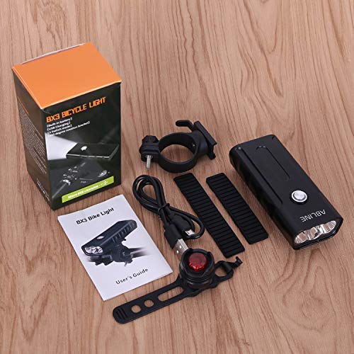 Bike Lights, Multifunction High Intensity LED Bicycle Headlight Lamp USB Changing Output 800LM Brightness Flashlight Upgrade, Fits All Bicycles, Hybrid, Road, MTB, Easy Install & Quick Release - BeesActive Australia