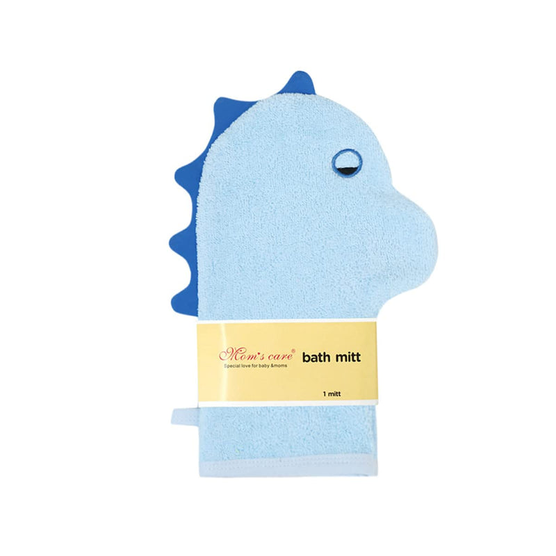 Eyands 2Pcs Blue Baby Wash Mitt - Cute Animal Designs Kids Washcloths Glove, Child Bath for Cleanse The Skin(Dinosaur,Dog) - BeesActive Australia