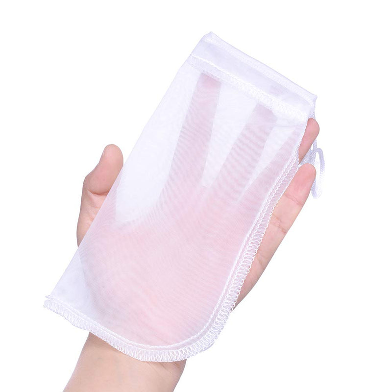 ALEGI Aquarium Small Filter Media Bag Extra Fine,Reusable 180 Micron Drawstring Mesh Bags for Extra Fine Resins Filter 7.5"*3.6" (3 pack) - BeesActive Australia
