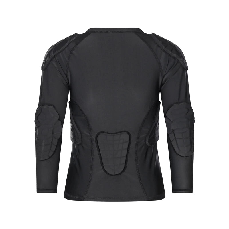Topeter Kids Padded Football Shirt, Rib Protectors Youth Compression Shirt with Pads YXL - BeesActive Australia