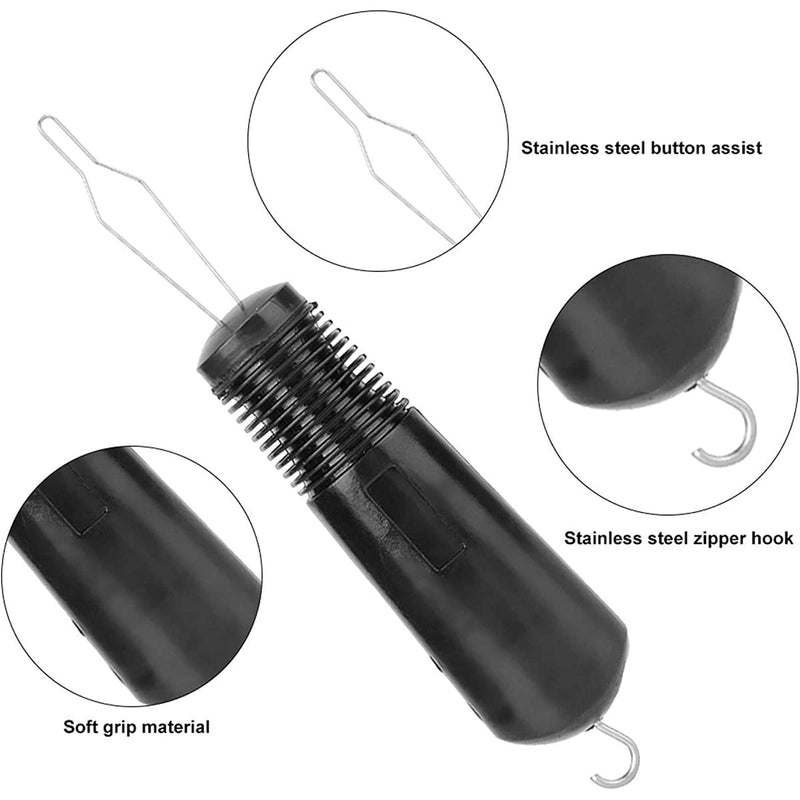 Hsthe Sea Button Hook One Handed Aids Button Hook Dressing Aid for Older People Finger Joint Difficulties Disabled People - BeesActive Australia