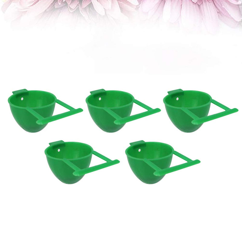 balacoo 10Pcs Bird Feeding Cups Bird Cage Feeders Parrot Feeding Bowls Water Bowl Bird Cage Accessory for Bird Parrot Macaw - BeesActive Australia