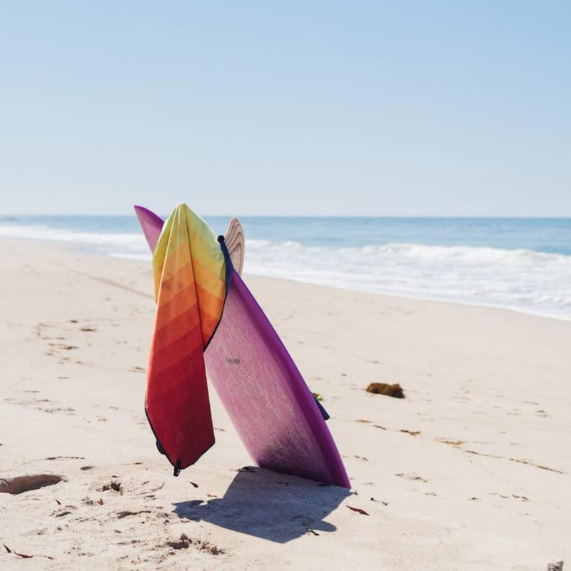 Rumpl Everywhere Towel | Outdoor Quick Dry Towel for Hiking, Camping, Traveling, Beach Trips | 29.5" x 72" | Rainbow Fade - BeesActive Australia