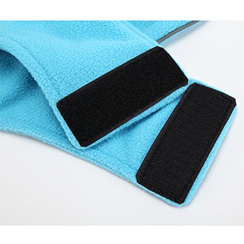 Creation Core Windproof Plush with Sport Vest Dog Clothes Night Reflective Jacket Pet Keep Warm Jacket No Pull No Choke Design Eco-Friendly for Small and Large Big Dog XX-Large Blue - BeesActive Australia