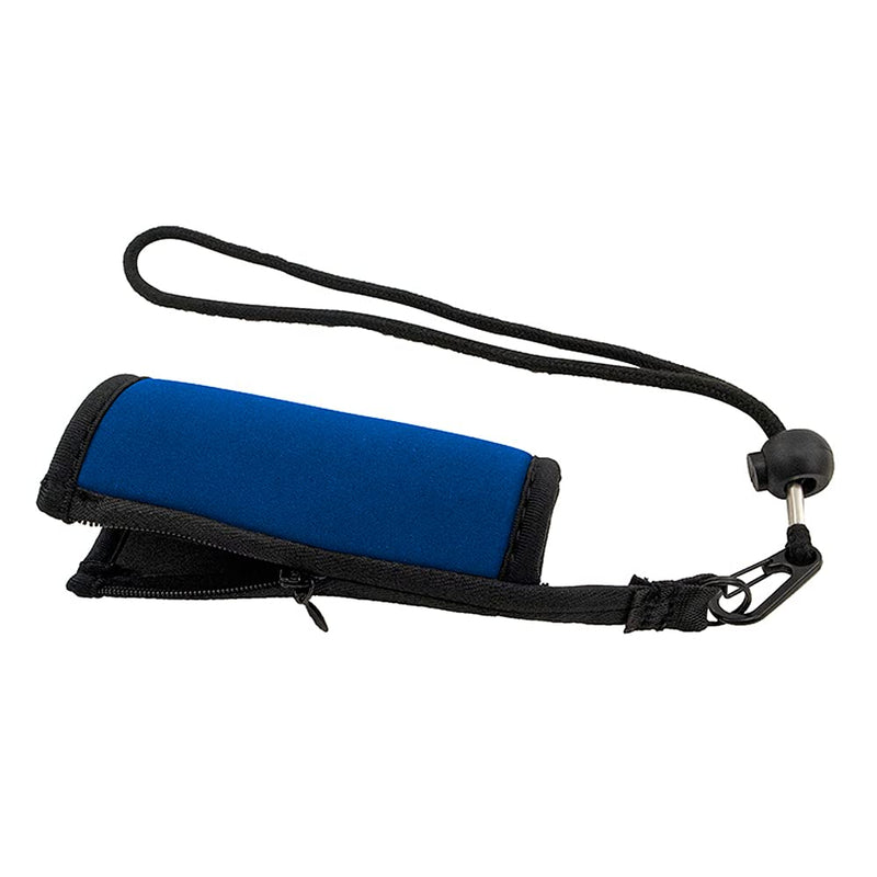 Pair of Blue Padded Neoprene Crutch Handle Covers for Comfort with Wrist Strap - by Lifeswonderful - BeesActive Australia