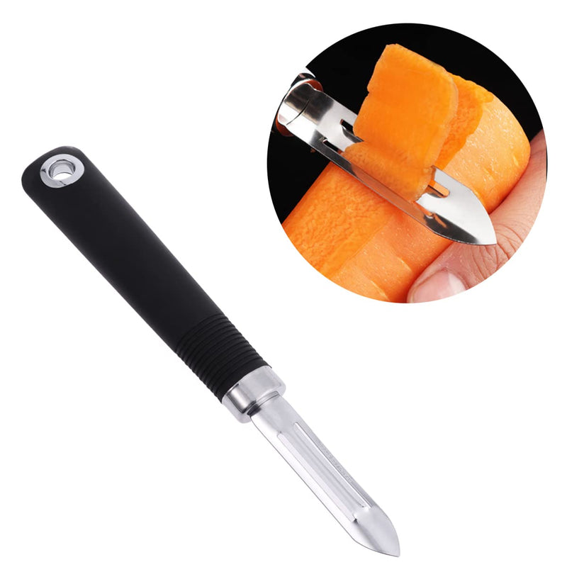 Yardwe Stainless Steel Peeler Non- Swivel Fruit Vegetable Peeler Utility Multifunctional Kitchen Tool - BeesActive Australia