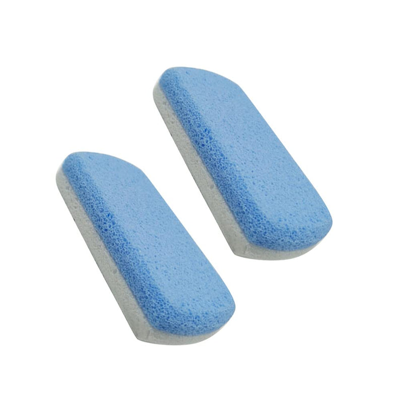 HEALLILY 2pcs Glass Pumice Stone Pedicure feet Stone for Feet Double Side Hard Skin Callus Remover Scrubber Cleaning As Shown M - BeesActive Australia