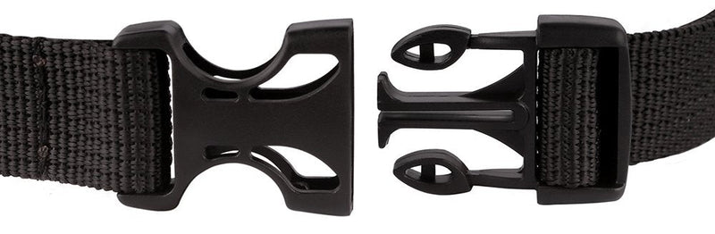 CollarDirect 2-PCs Set Dog Muzzles - Adjustable Soft Breathable Nylon Dog Mouth Guard Cover for Small, Medium and Large Dogs, Anti Chewing, Barking & Biting - Black & Red L/XL (2 Count) 2 Black - BeesActive Australia