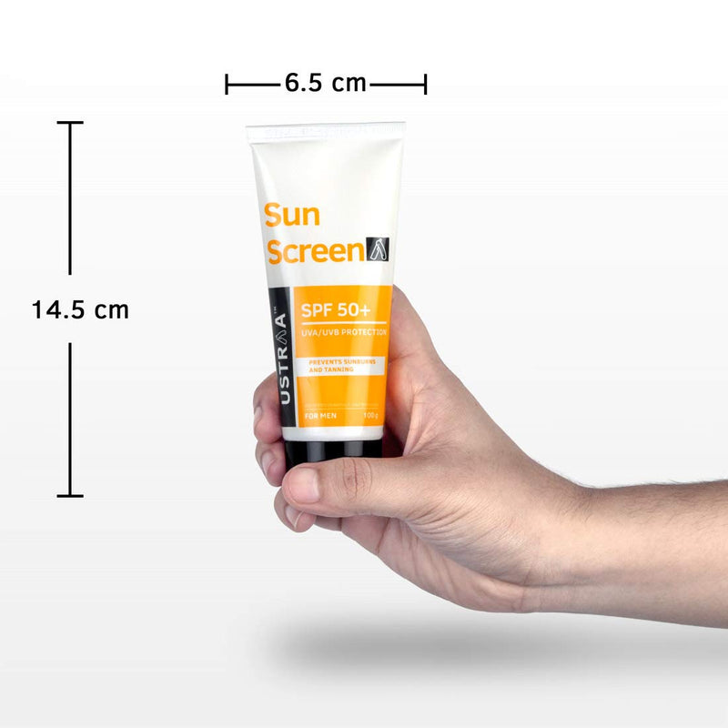 Ustraa Sunscreen SPF 50+, 100g - BeesActive Australia