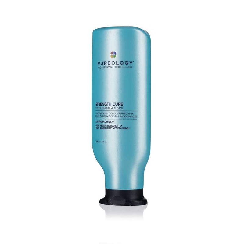 Pureology | Strength Cure | Strengthening Conditioner | For Damaged, Colour Treated Hair | Vegan | 266ml - BeesActive Australia