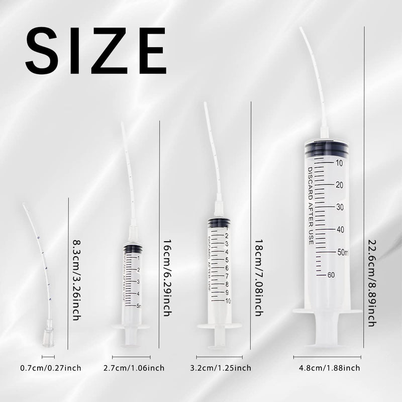YOLUFER Bird Feeding Syringe with Soft Feeding Tubes Dental Irrigation Syringe Pet Feeding Syringe - BeesActive Australia