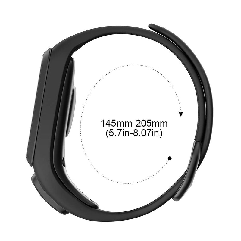 [AUSTRALIA] - NotoCity Silicone Watch Band Replacement for Spark/Spark 3/Golfer 2/Adventurer/Runner 2/3 Smartwatch for Man Women(Black) Black 