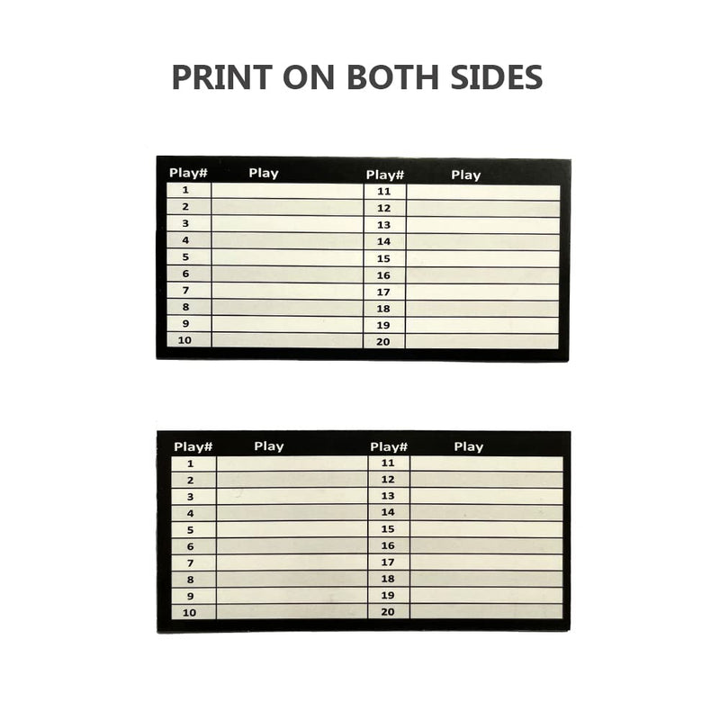 CAREWORX Playbook Wristband Inserts Wrist Coach Play Cards Sheets - BeesActive Australia